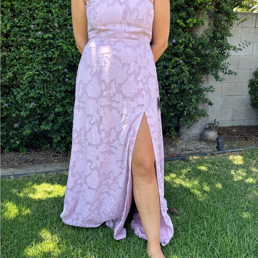 Lulu's Lavender Maxi Dress